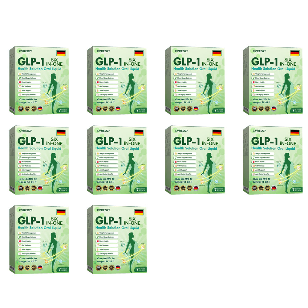 đđ„ Offizieller Shop|CVREOZÂź DEđ„GLP-1 Sechs-in-Eins Gesundheitslösung OralflĂŒssigkeit (Nur einmal tĂ€glich, sichtbare VerĂ€nderungen in 7 Tagen)  â
 FĂŒr Fettleibigkeit, Herz-Kreislauf-Gesundheit, Diabetes, Schlafapnoe, Darmgesundheit, Gelenkprobleme und mehrâ