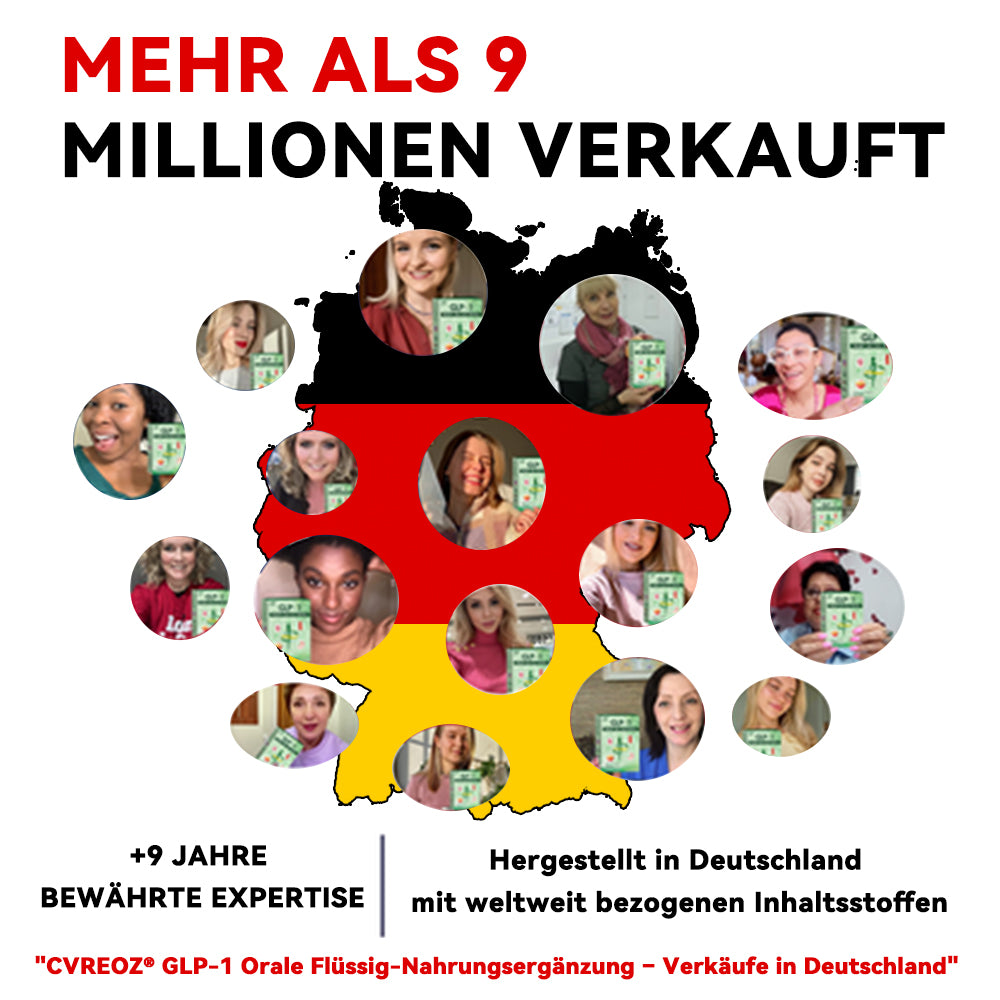 🏆Offizieller Shop | CVREOZ®👉 DE GLP-1 Sechs-in-Eins-Gesundheitslösung zum Einnehmen (nur einmal täglich, sichtbare Veränderungen in 7 Tagen‼️) Bei Fettleibigkeit, Herz-Kreislauf-Gesundheit, Diabetes, Schlafapnoe, Darmgesundheit, Gelenkproblemen und mehr