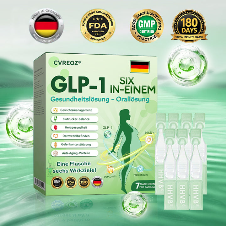 🏆Offizieller Shop | CVREOZ®👉 DE GLP-1 Sechs-in-Eins-Gesundheitslösung zum Einnehmen (nur einmal täglich, sichtbare Veränderungen in 7 Tagen‼️) Bei Fettleibigkeit, Herz-Kreislauf-Gesundheit, Diabetes, Schlafapnoe, Darmgesundheit, Gelenkproblemen und mehr