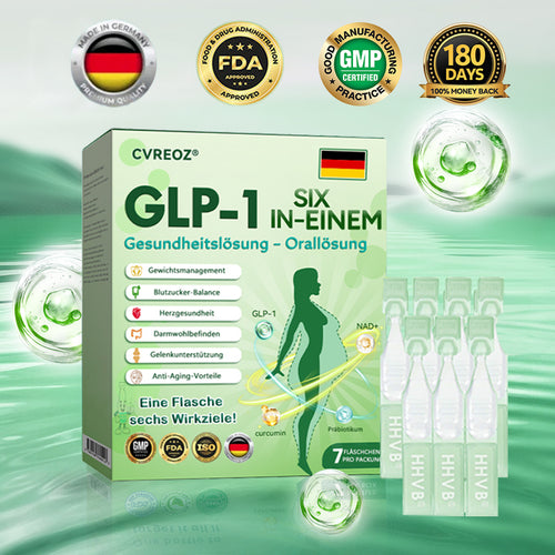 🏆Offizieller Shop | CVREOZ®👉 DE GLP-1 Sechs-in-Eins-Gesundheitslösung zum Einnehmen (nur einmal täglich, sichtbare Veränderungen in 7 Tagen‼️) Bei Fettleibigkeit, Herz-Kreislauf-Gesundheit, Diabetes, Schlafapnoe, Darmgesundheit, Gelenkproblemen und mehr
